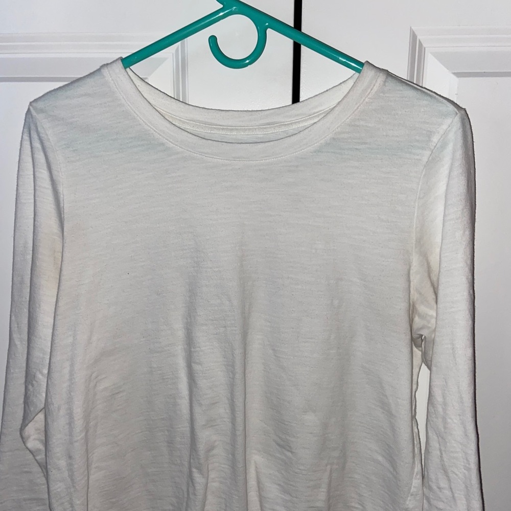 Old Navy White Long Sleeve Shirt